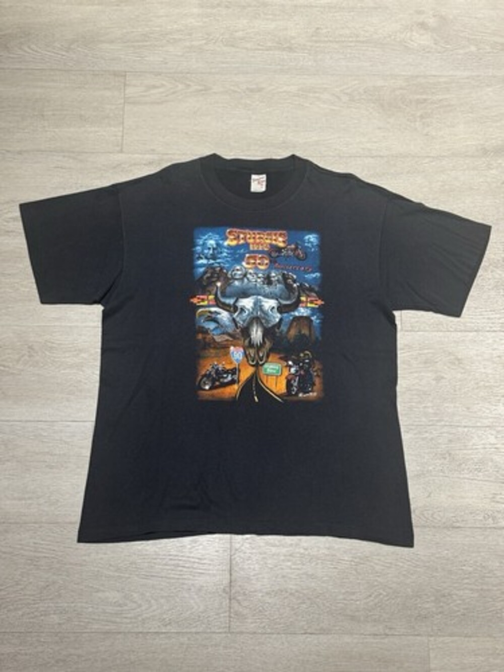 Vintage Sturgis Black Hills Rally 50th Annual T Shirt Tennessee River Size XL